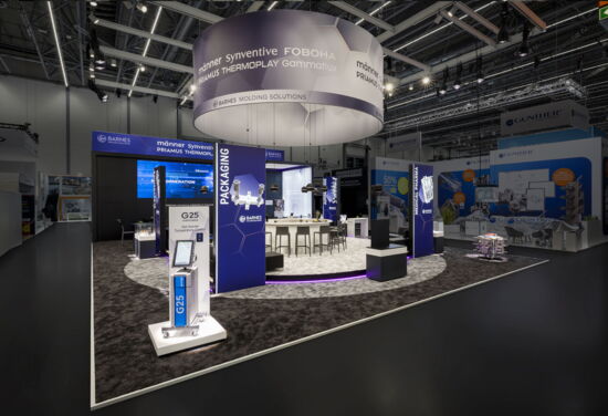 Messestand Barnes MuellerMessebau K 2025 2