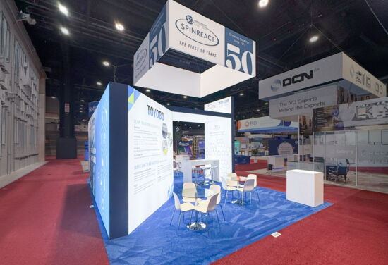 Spinreact MuellerInternationalExhibitServices ADLM2025 2