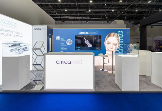 Messestand MTDerm mueller messebau DubaiDerma2024 4