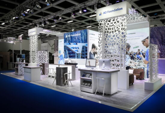Messestand aoFoundation mueller messebau DKOU 2017 2