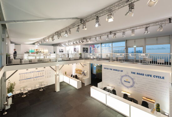 Messestand bomag fayat mueller messebau bauma muenchen 14