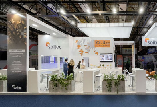 Messestand soltec MuellerInternationalExhibitServices TheSmarterE 2024 3