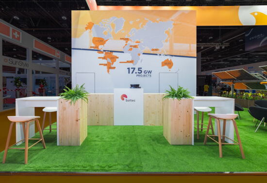 Messestand soltec mueller messebau wfes2022 4