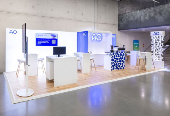 Messestand AOFoundation MuellerMessebau DKOU 5