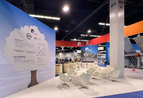 Messestand soltec mueller messebau spi2022 1