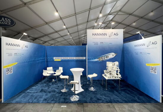 Exhibition booth Hamann internationalBoatShow FortLauderdale22 Mueller International Exhibit Services 02