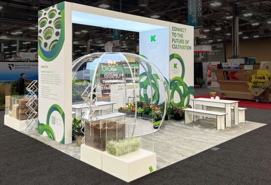 Exhibition booth KlasmannDeilmann Cultivate Columbus22 Mueller International Exhibit Services 01