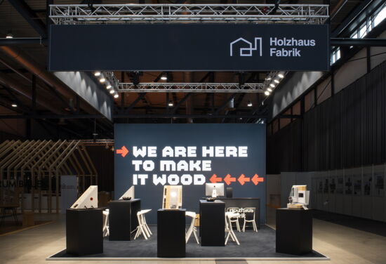 Messestand holzhausfabrik mueller messebau getec2024 7