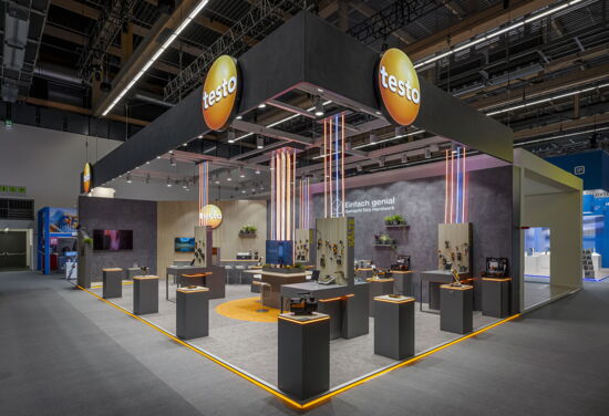Messestand testo mueller messebau ish 2025 8