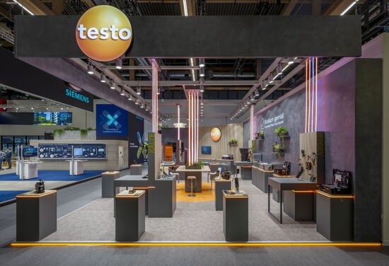 Messestand testo mueller messebau ish 2025 9