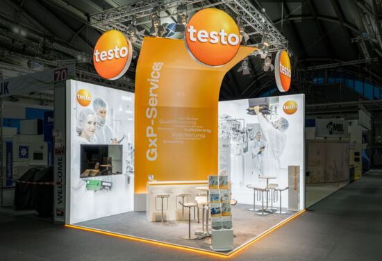 Messestand testo tis mueller messebau achema 2018 02