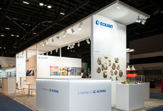 Exhibition booth Eckart NPE Orlando Mueller International Exhibit Services 04