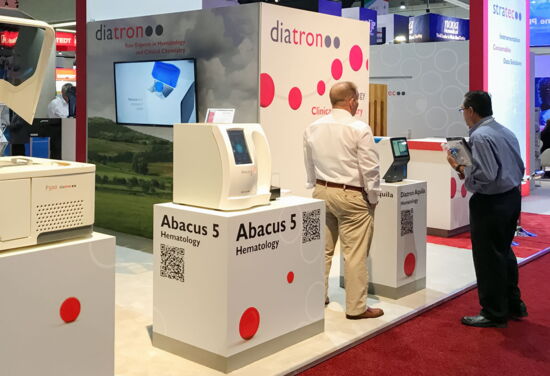 Exhibition booth Stratec Diatron AACC SanDiego Mueller International Exhibit Services 05