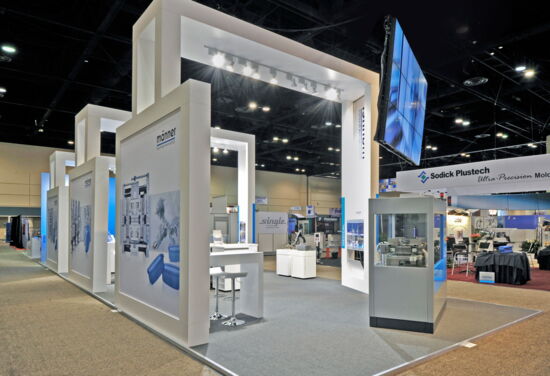 Exhibition booth maenner NPE Orlando Mueller International Exhibit Services 02
