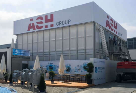 Messestand ASH Aebi Schmidt mueller messebau analytica 2016 6