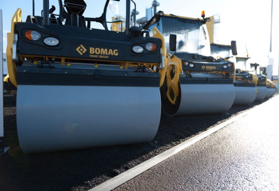 Messestand bomag fayat mueller messebau bauma muenchen 1