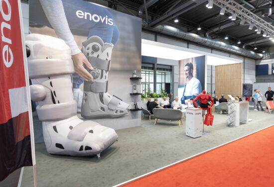 Messestand enovis OTWorld Leipzig MuellerMessebau 2026 3