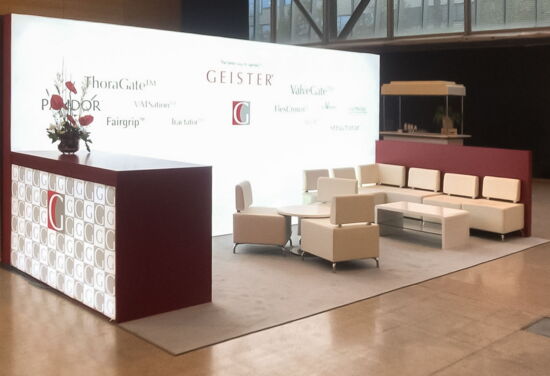 Messestand geister medizintechnik mueller messebau eacts2021 1