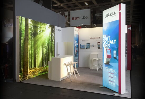 Messestand graesslin mueller messebau belektro berlin 1