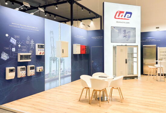 Messestand ide mueller messebau LightBuilding2026 2