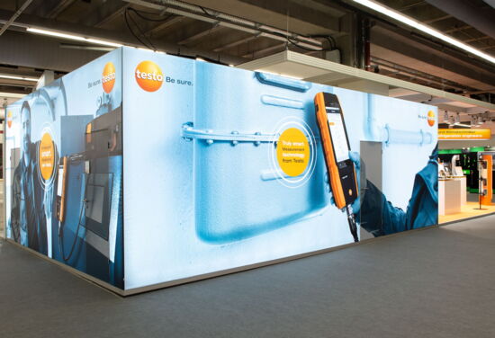 Messestand testo mueller messebau ish 2019 3