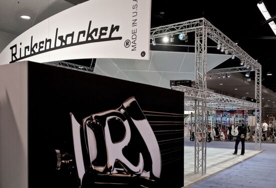 Exhibition booth Rickenbacker Namm Anaheim Mueller International Exhibit Services 04