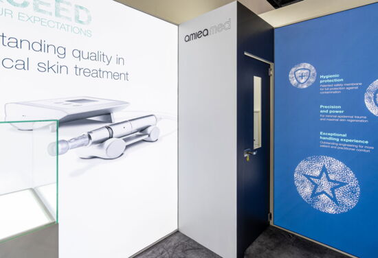 Messestand MTDerm mueller messebau DubaiDerma2024 3