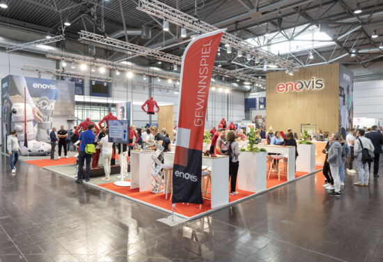 Messestand enovis OTWorld Leipzig MuellerMessebau 2026 1