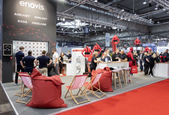 Messestand enovis OTWorld Leipzig MuellerMessebau 2026 5