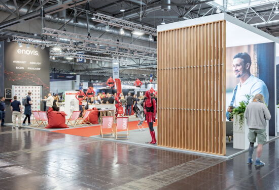 Messestand enovis OTWorld Leipzig MuellerMessebau 2026 7