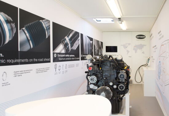Messestand oetiker mueller messebau roadtruck2018 2