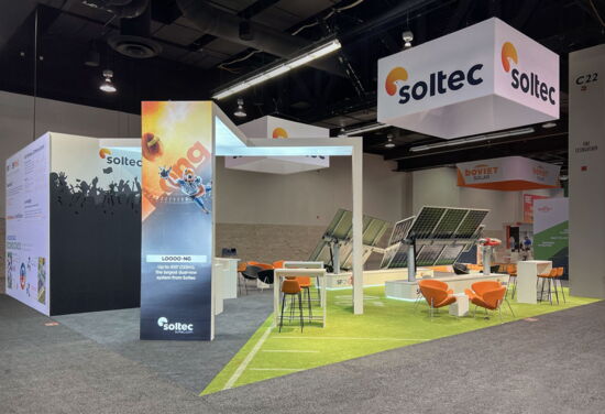Messestand soltec MuellerInternationalExhibitServices REPlus2024 3
