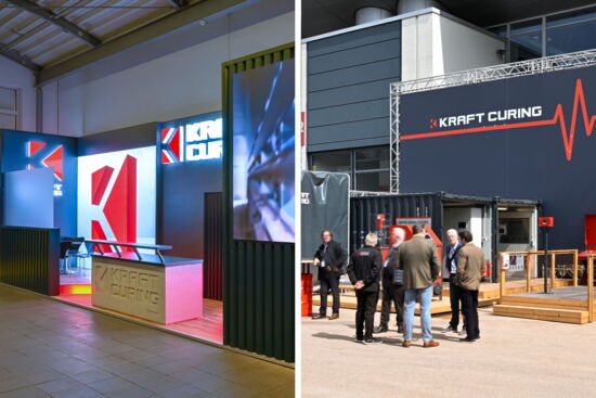 Mesestand Kraft MuellerMessebau Bauma IA 2025