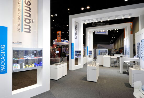 Exhibition booth maenner NPE Orlando Mueller International Exhibit Services 07
