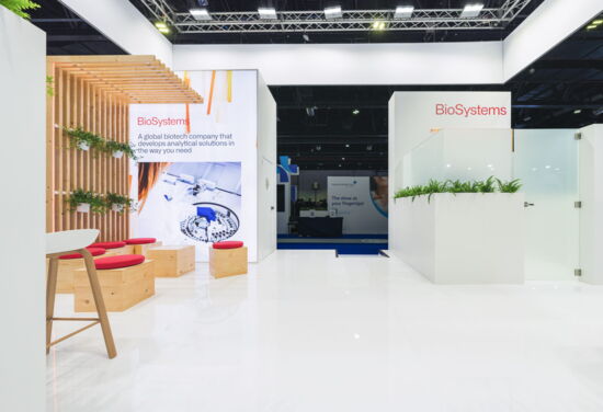 Messestand BioSysems mueller messebau medlab23 4