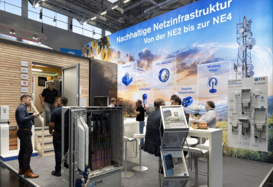 Messestand ZVK Angacom mueller messebau 2026 3