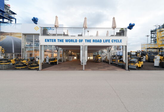 Messestand bomag fayat mueller messebau bauma muenchen 61