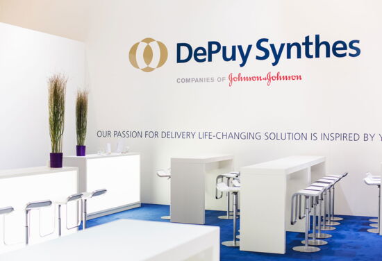 Messestand depuy synthes mueller messebau dkou2014 14