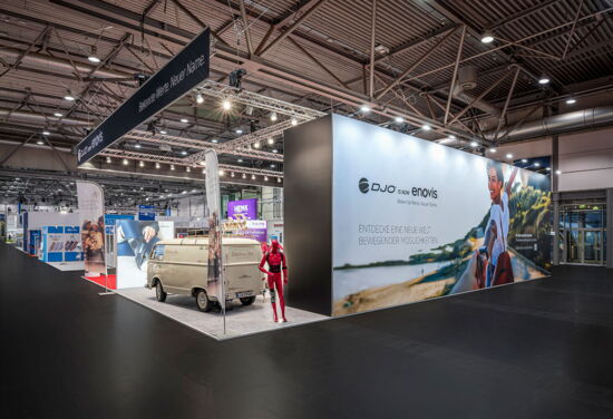 Messestand enovis mueller messebau ot world 2022 4