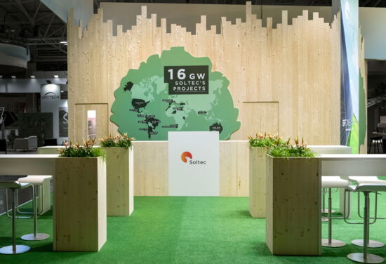 Messestand soltec mueller messebau intersolar2022 4