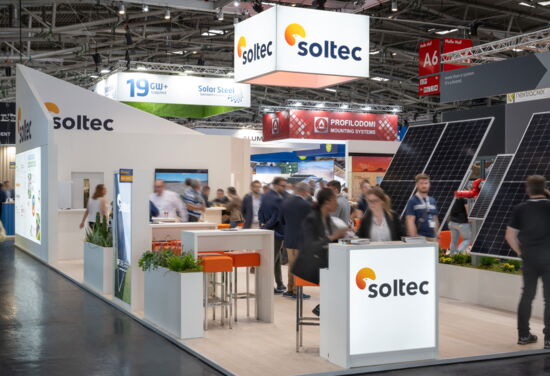 Messestand soltec mueller messebau intersolar2023 5